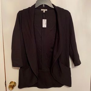 Maurices xsmall 3/4 sleeve back long blazer. NWT!